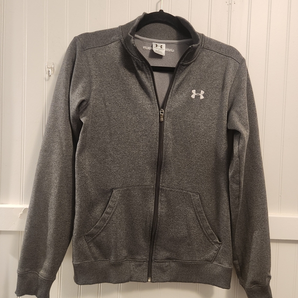 Under Armour Gray Full-Zip Jacket - Picture 1 of 3